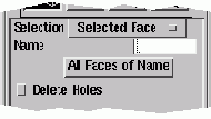 Опция Faces - Грани