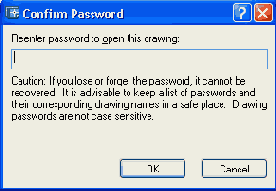 Диалоговое окно Confirm Password